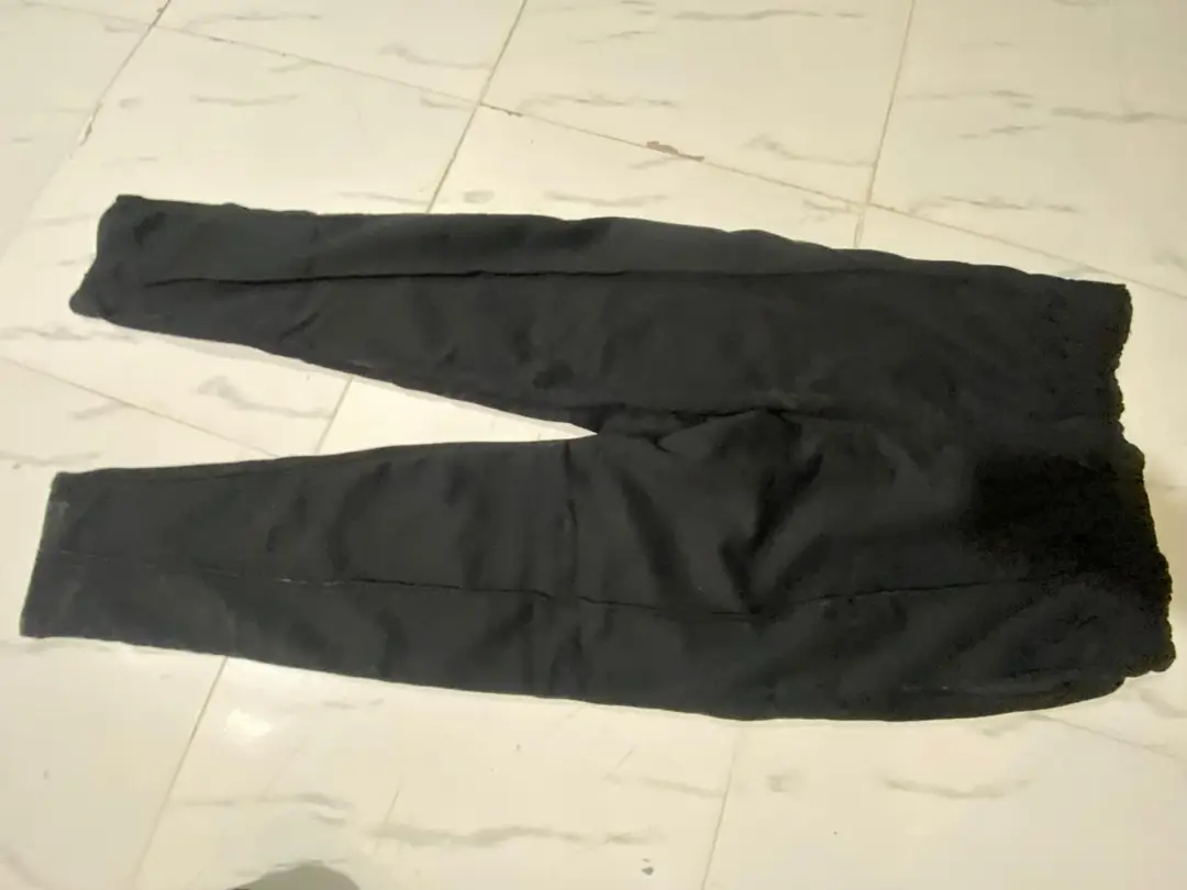 1 Pc Men's Jersey Plain Pleated Trousers