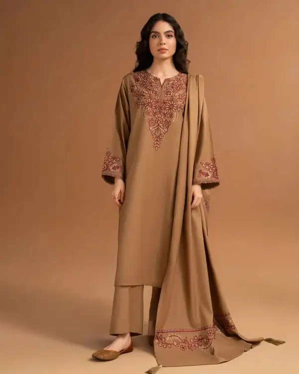 HIT ARTICLES MIX BRAND 3 Pcs Unstitched Embroidered Suit